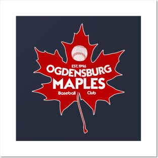 Defunct Ogdensburg Maples Baseball Team Posters and Art